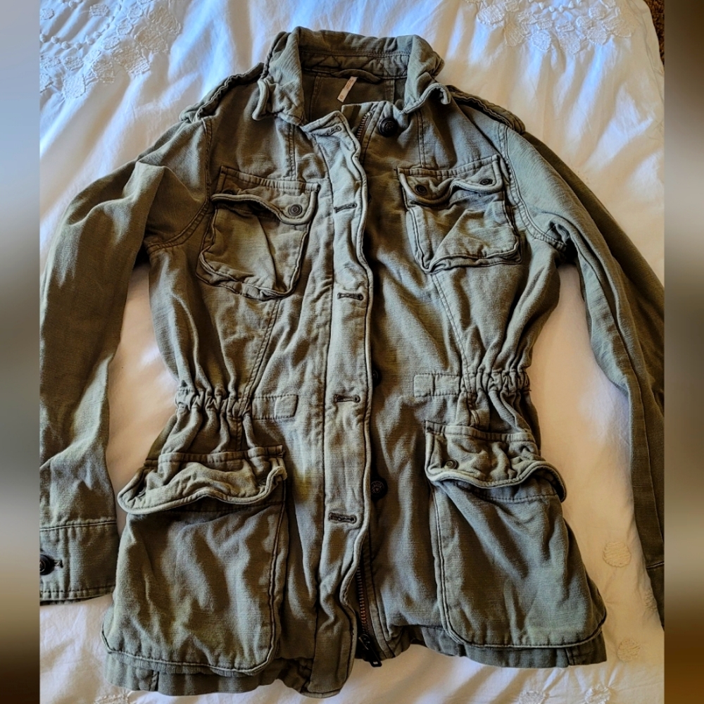 Free People Military Jacket